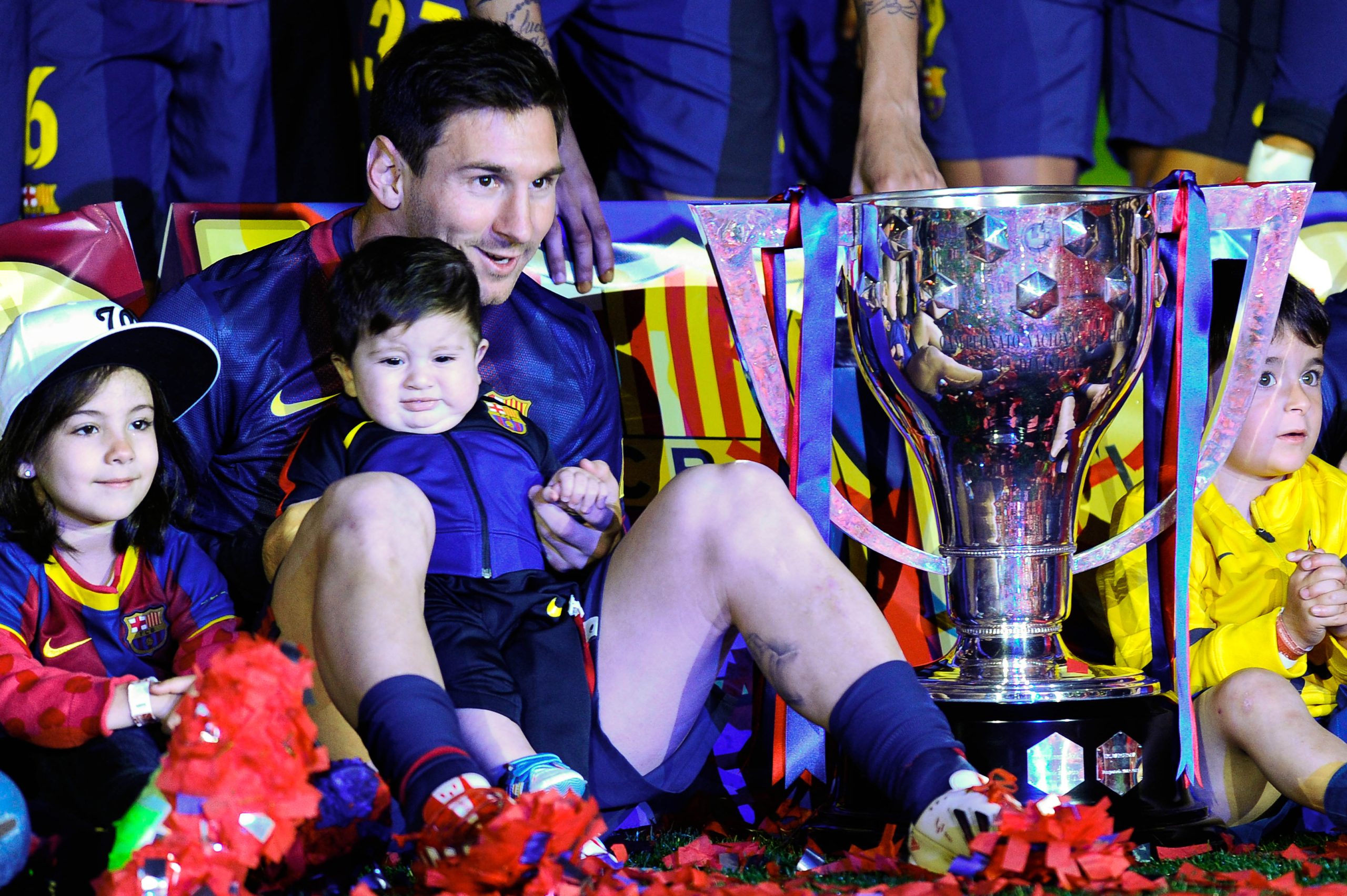 Lionel Messi és a fia