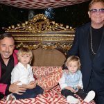 Elton John és családja