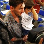 Lionel Messi és a fia