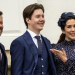 Keresztély dán királyi herceg a szüleivel