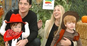 Brendan Fraser családjával
