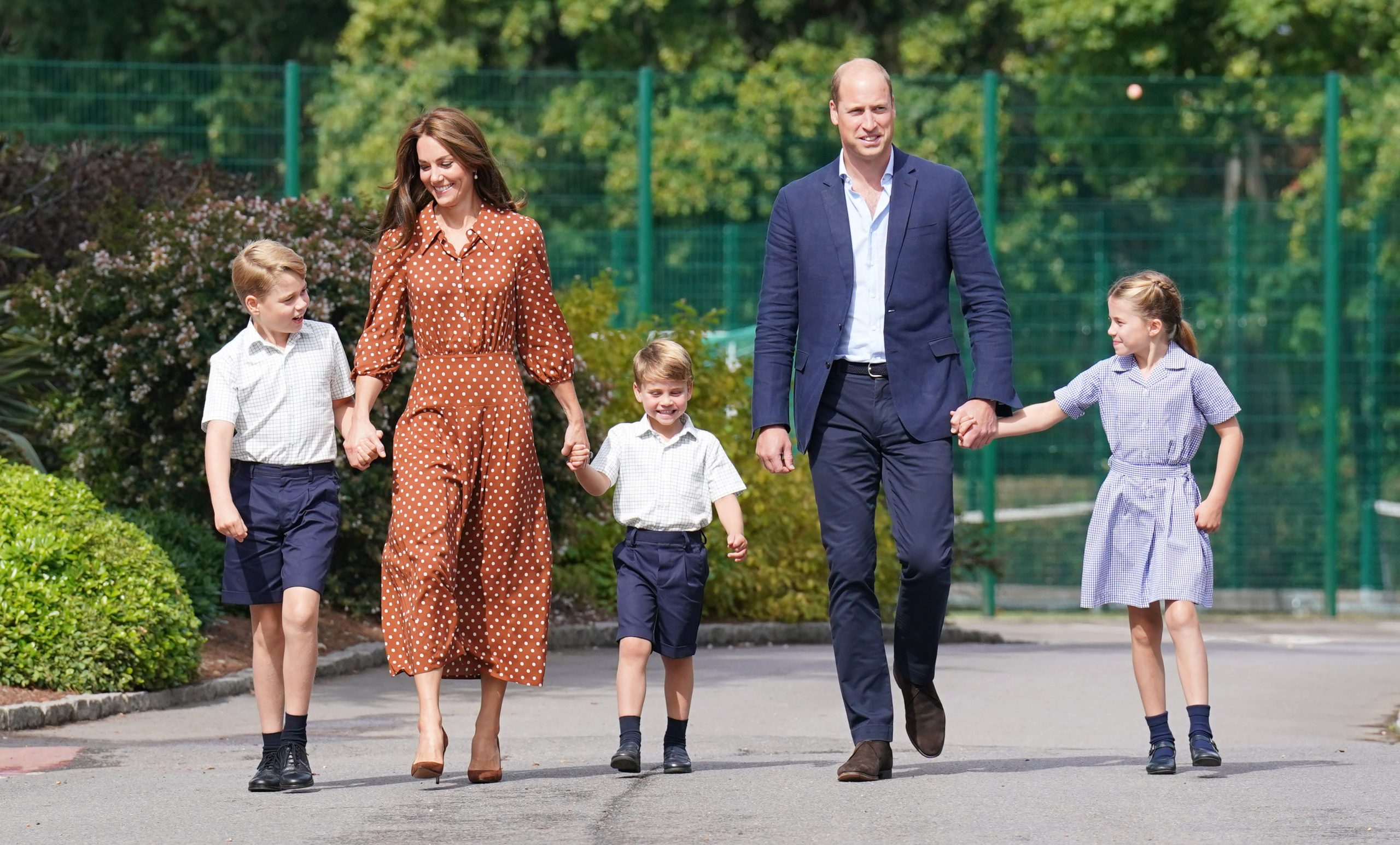 Prince George Princess Charlotte And Prince Louis Start Lambrook School
