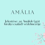Amália név jelentése