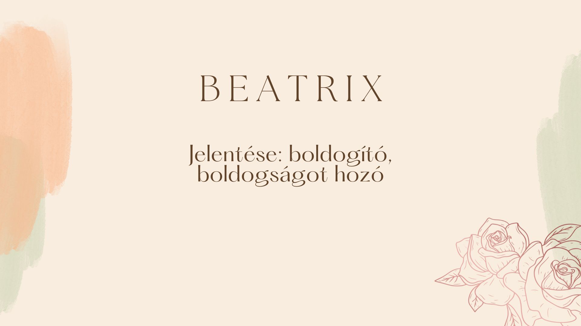 Beatrix név jelentése