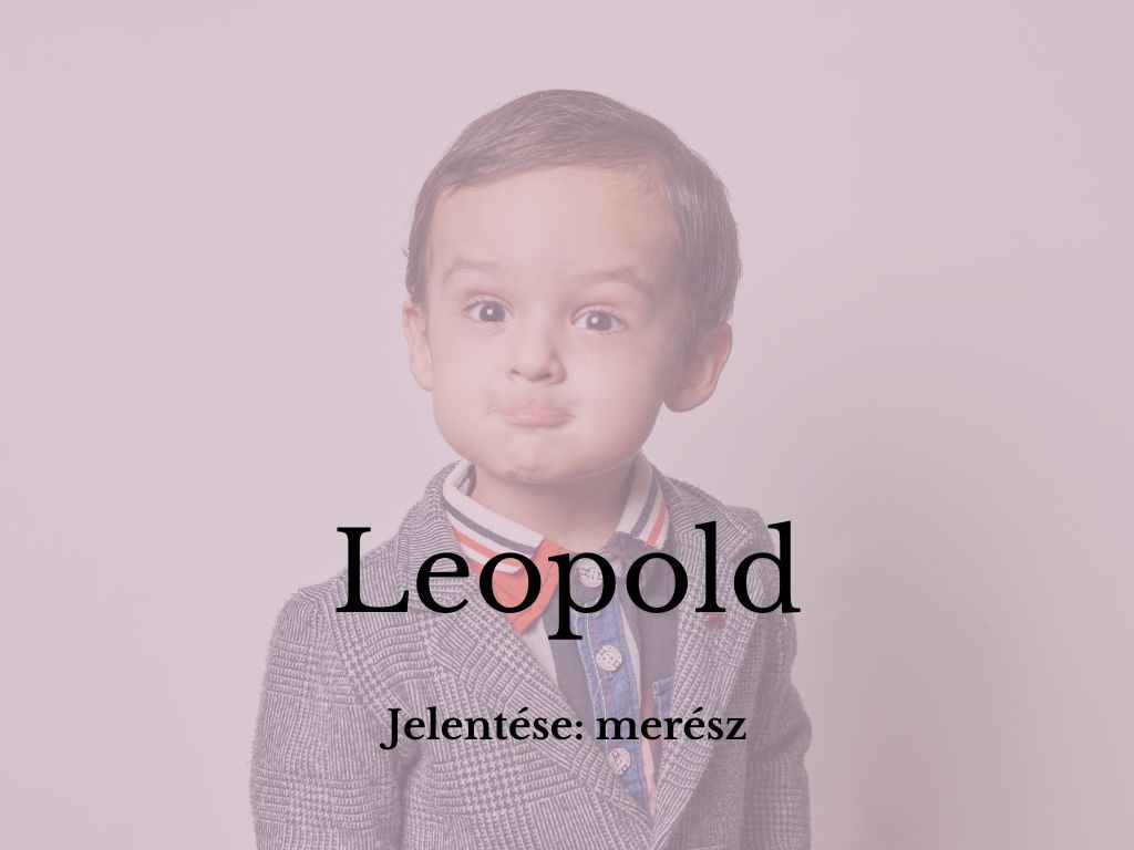 Leopold név