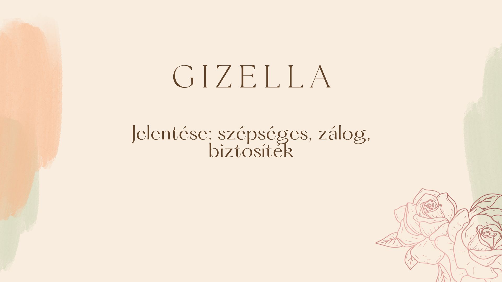 Gizella név jelentése