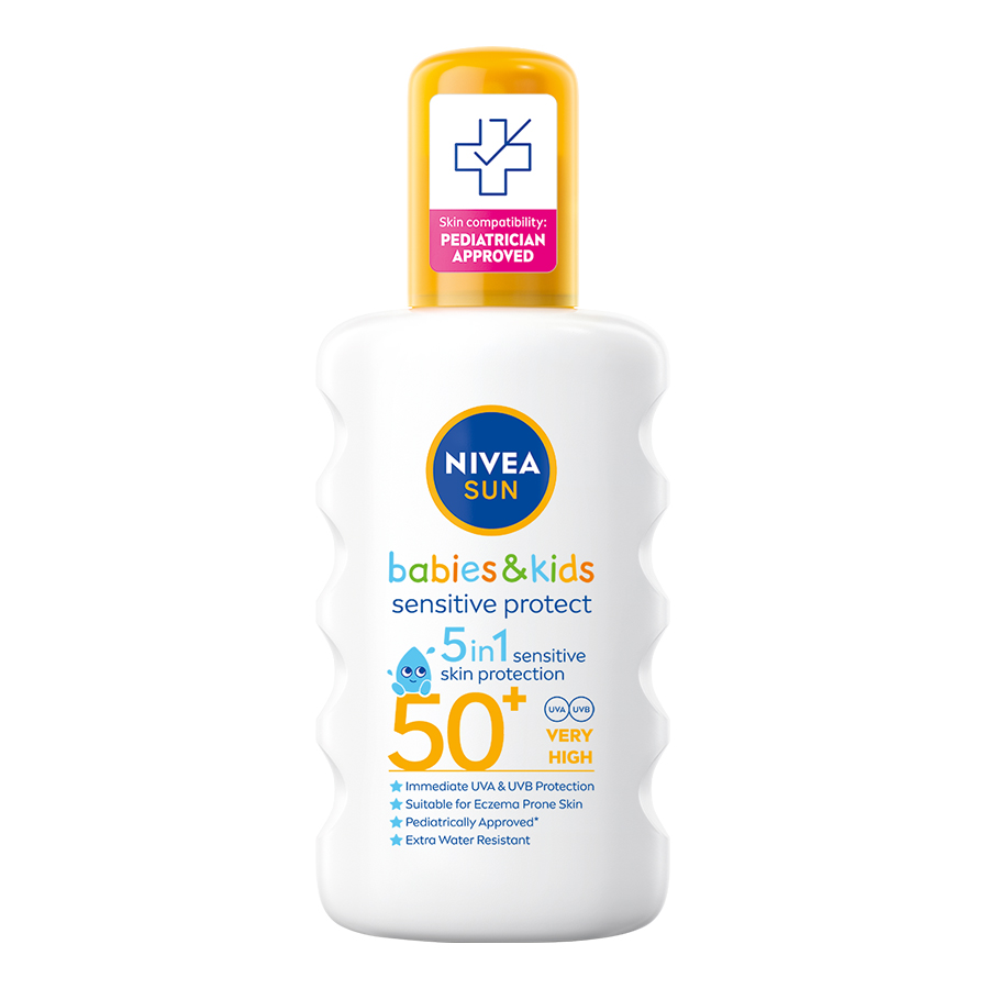 NIVEA SUN Babies & Kids Sensitive Protect Gyermek Napozó Spray FF50+