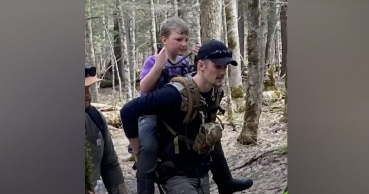 Megmentették az erdőben elveszett 8 éves kisfiút