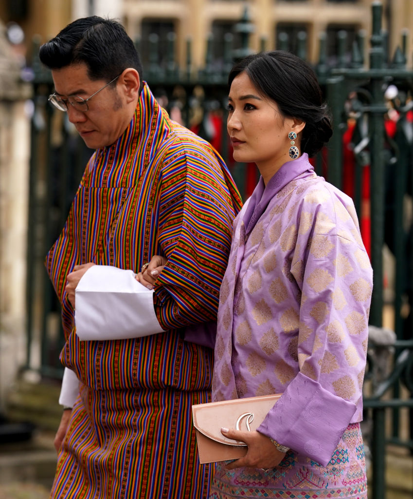 A bhutáni király és neje