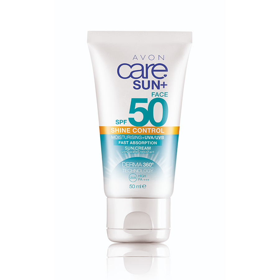 Avon Care Sun+ Mattító és hidratáló fényvédő arckrém SPF50