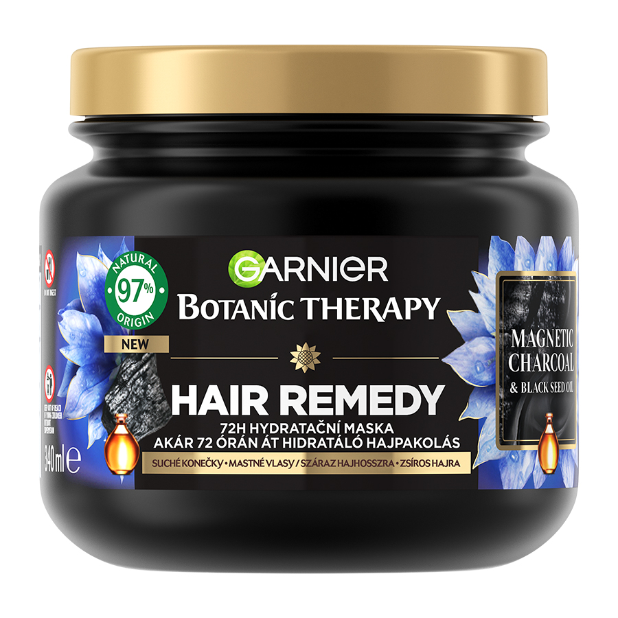 Garnier Botanic Therpy Hair Remedy Magnetic Charcoal hajmaszk