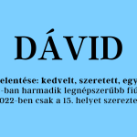Dávid név jelentése
