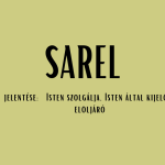 sarel név jelentése