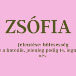 Zsófia név jelentése