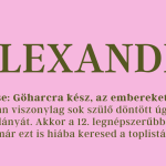 Alexandra név jelentése