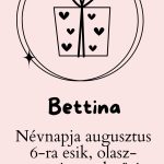 Bettina név jelentése