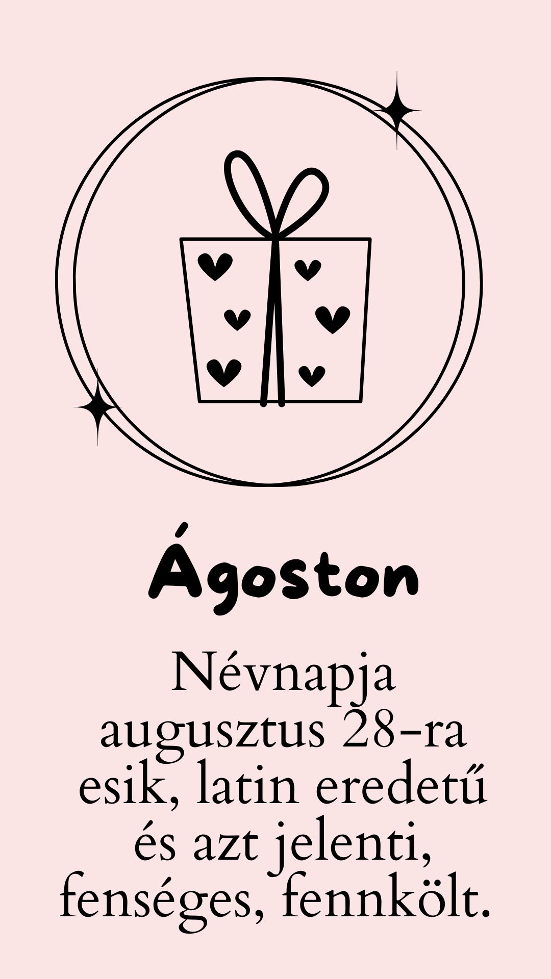 Ágoston név jelentése