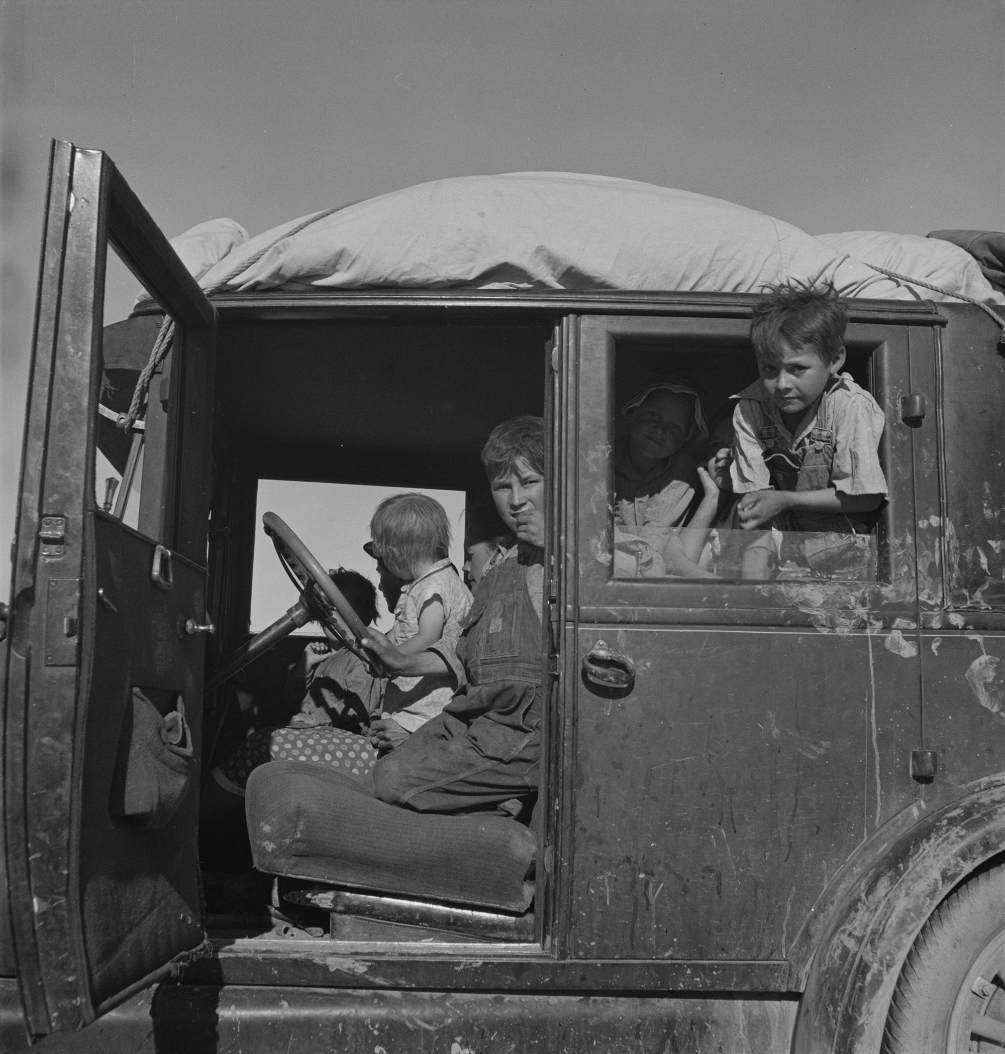 Élet a kaliforniai autóúton (fotó: Dorothea Lange)