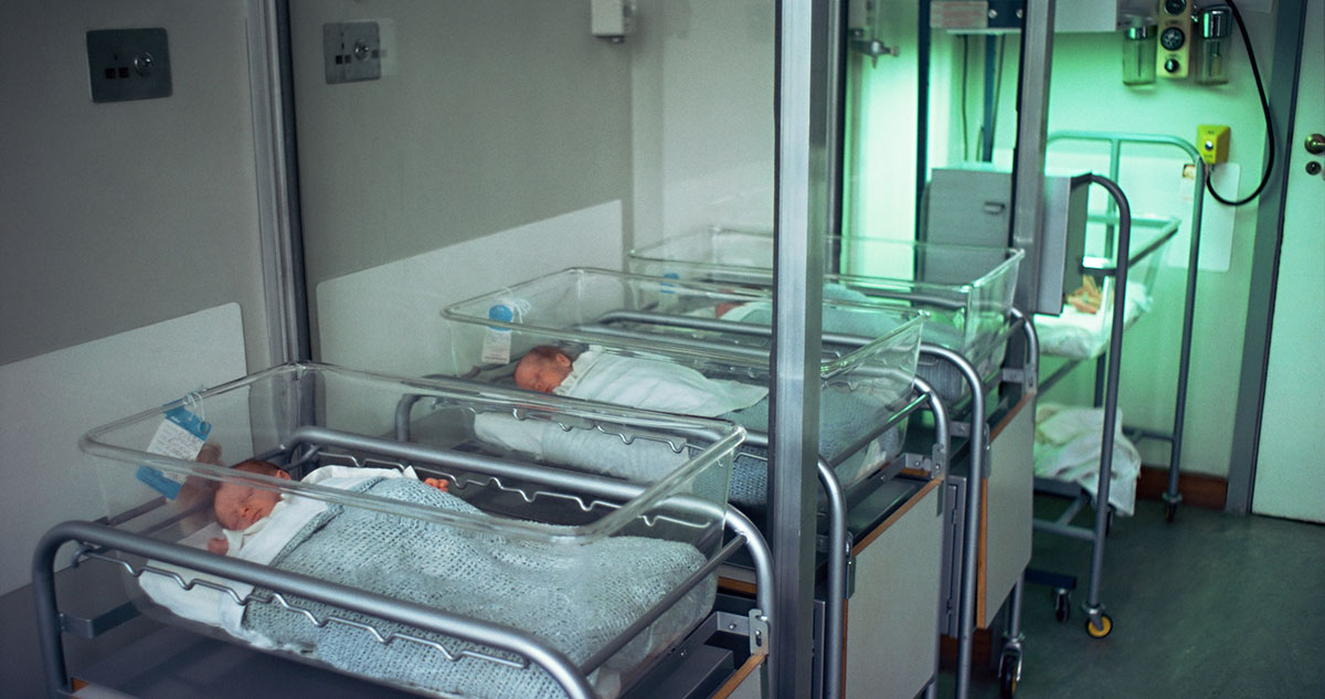 újszülöttek kórházban