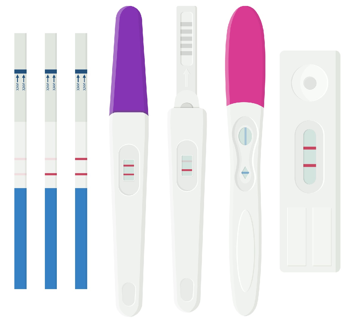 terhességi tesztek