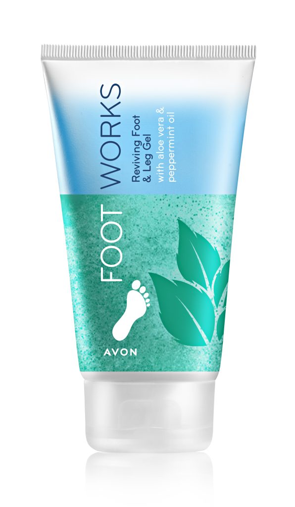 Avon Footworks élénkítő lábápoló gél borsmentaolajjal