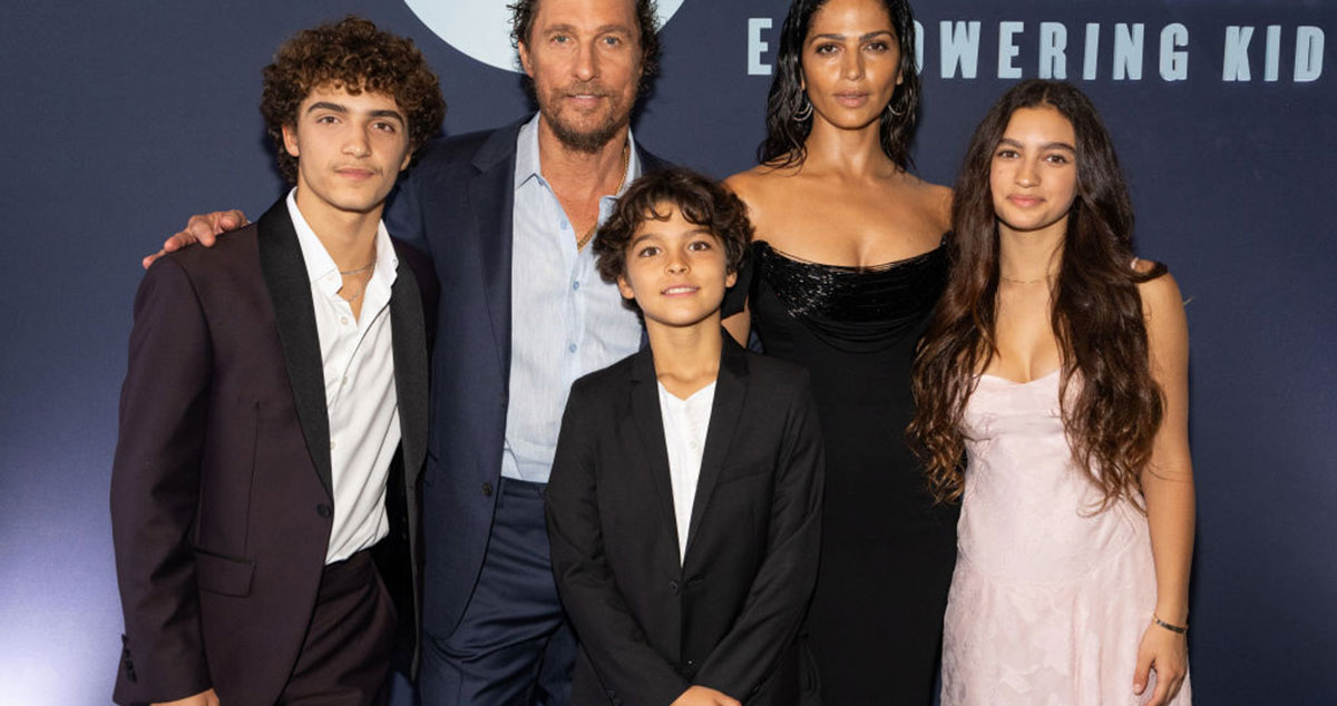 Matthew McConaughey és családja