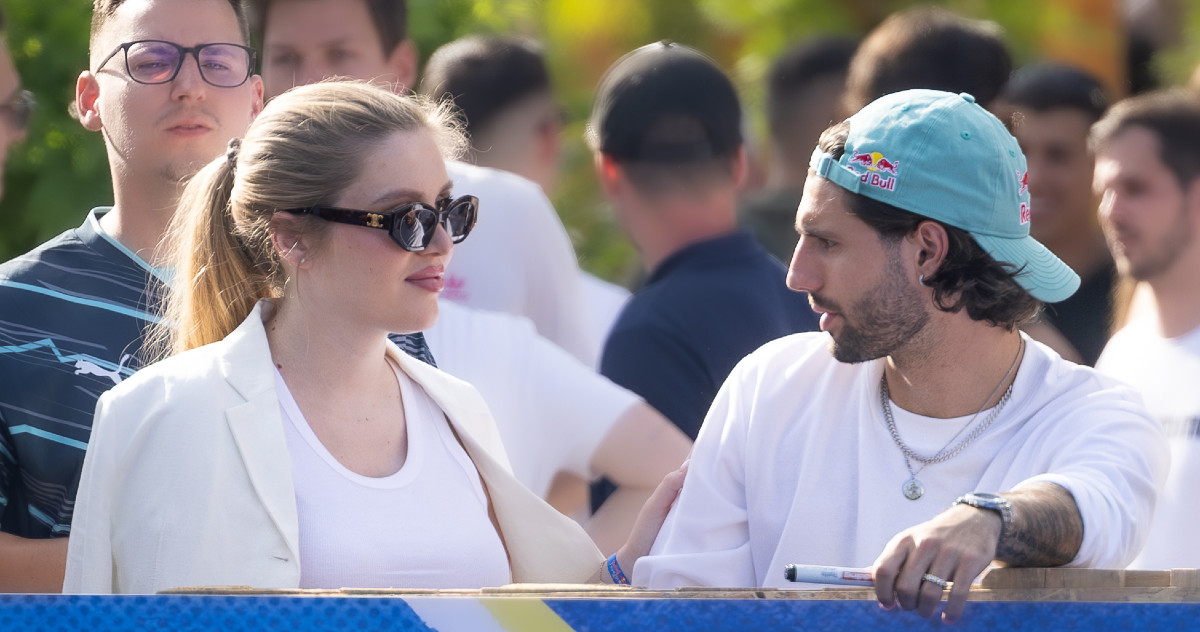 Szoboszlai Dominik és felesége