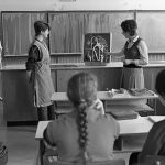 retró osztályterem