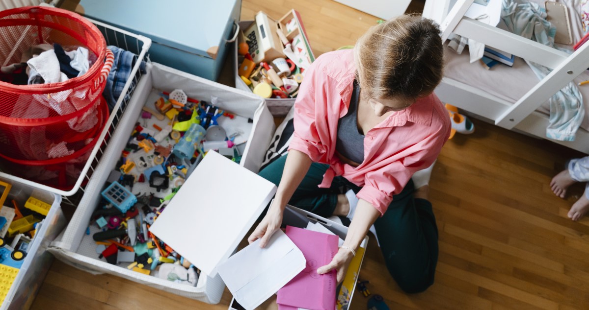 rendrakás a gyerekszobában