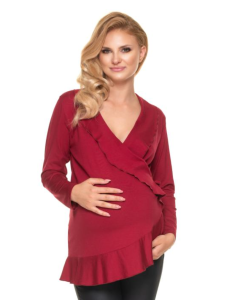 Kismama/szoptatós blúz fodrokkal 11 350 Ft - Gyerekszoba Kismama/szoptatós blúz fodrokkal 11 350 Ft