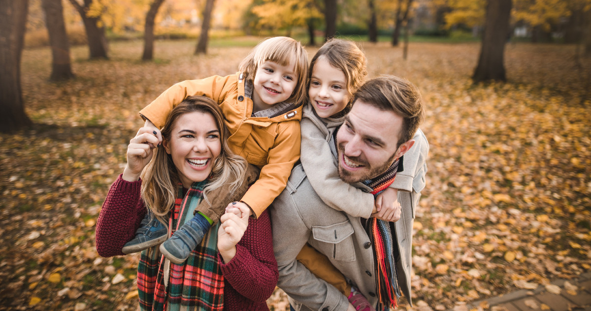 család őszi kirándulás