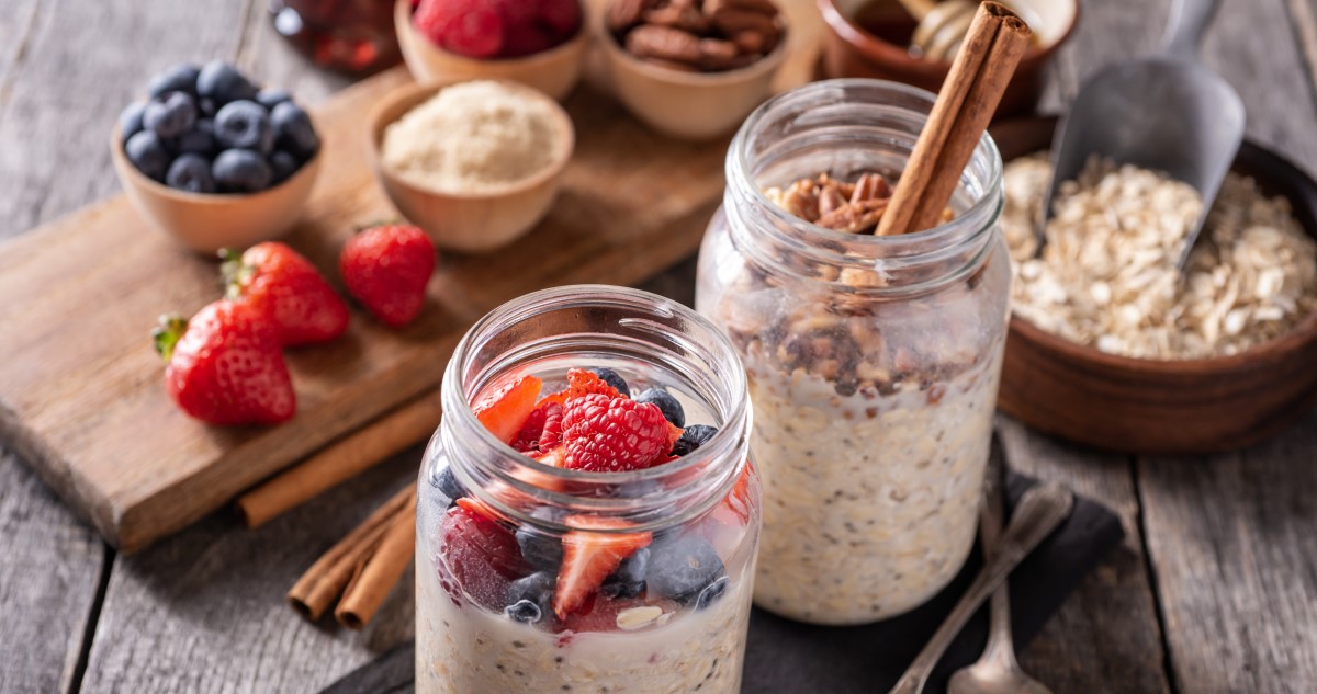 zabkása befőttes üvegben