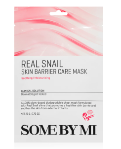 Some by Mi Clinical Solution Snail Skin Barrier Care feszesítő gézmaszk az arcbőr regenerálására és megújítására 770 Ft