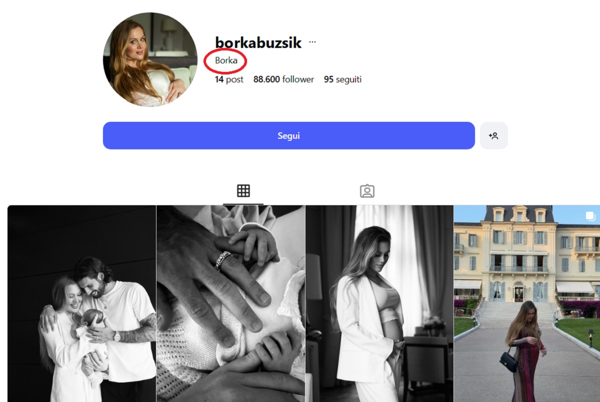 Fotó: Buzsik Borka Instagram oldala
