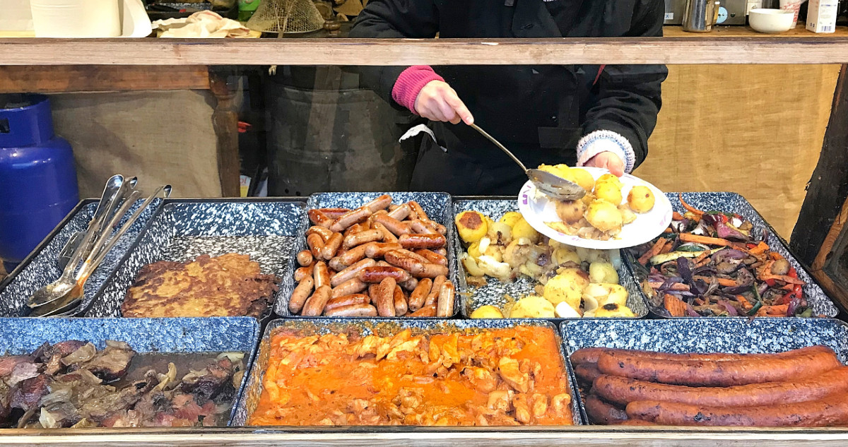 ételek karácsonyi vásár