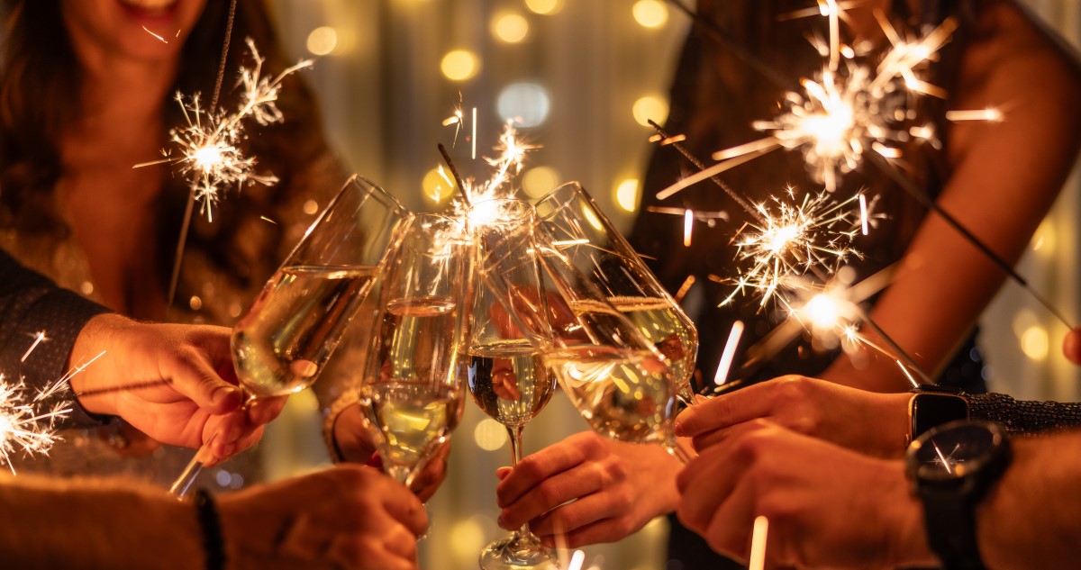 szilveszteri koccintás