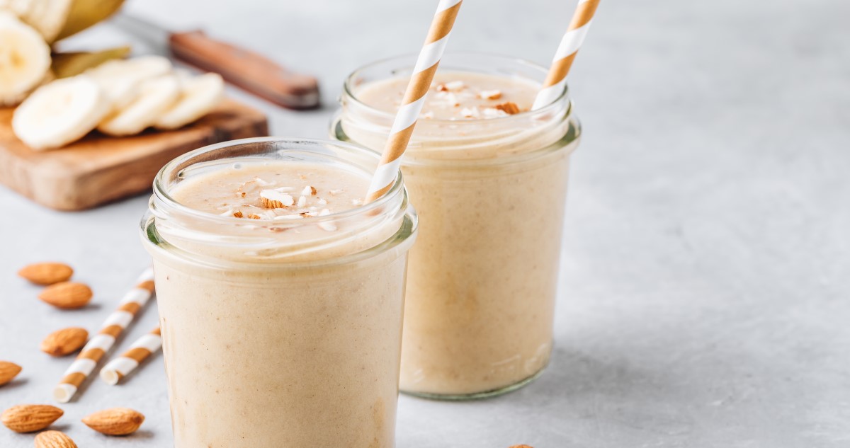 banános mandulás smoothie