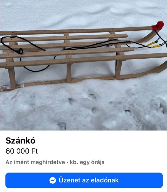 Arcunkra fagyott a mosoly: Van, ahol 60 ezer forintba kerül a szánkó