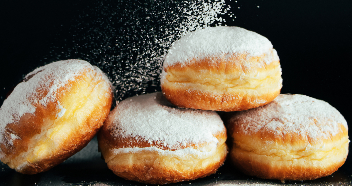 fánk, sütőporos, élesztő nélkül