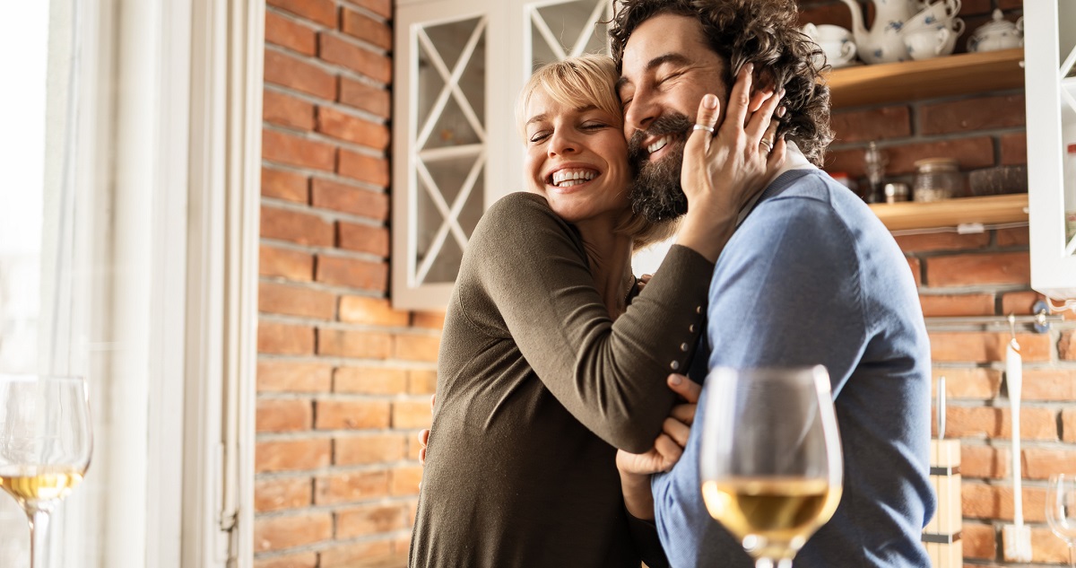 Szerelmespár ünnepli a Valentin napot