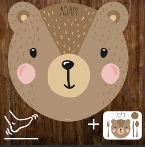 Gyermek játszószőnyeg - Barna TEDDY (Kép forrása: monkeymum.com)