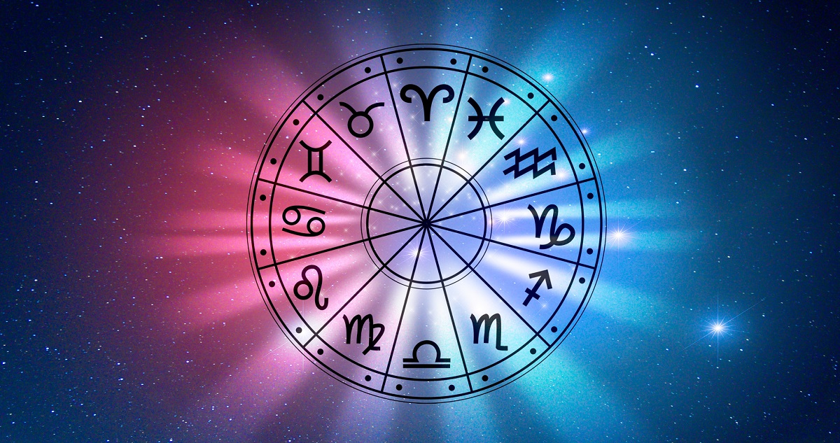 horoszkóp ábra az állatövi jegyekkel