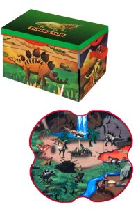 Dinoszauruszos 2 az 1-ben jatszószőnyeg és tárolódoboz (Kép forrása: jatekshop.eu)