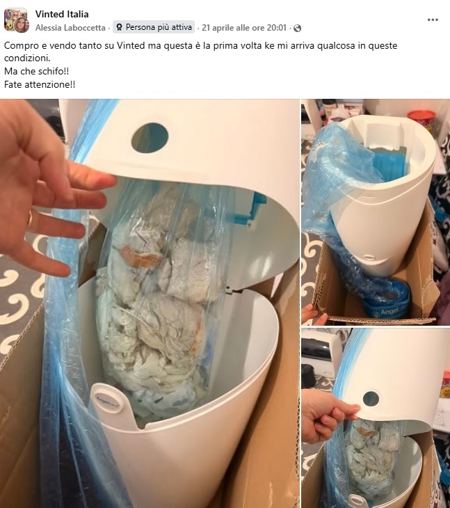 Sokkot kapott az anya, mikor kibontotta a Vintedről rendelt csomagot