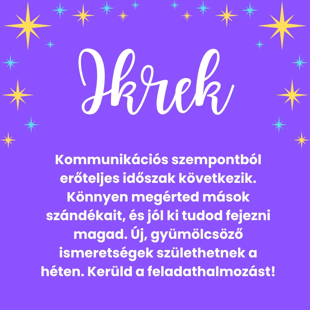 heti horoszkop aprilis 13 19 6 - Gyerekszoba - Gyerekszoba