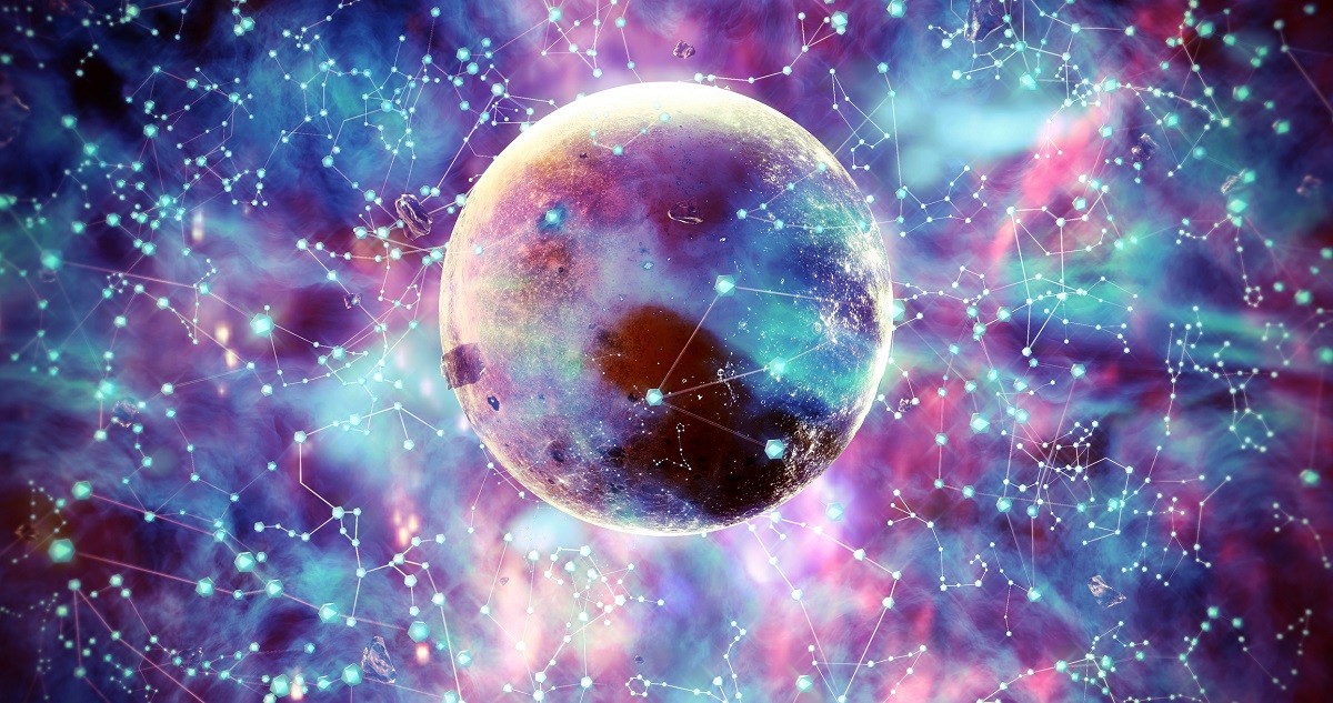 Ragyogó telihold az állatövi jegyekkel