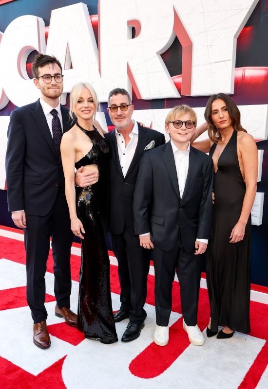 Anna Faris családjával a film los angeles-i premierjén