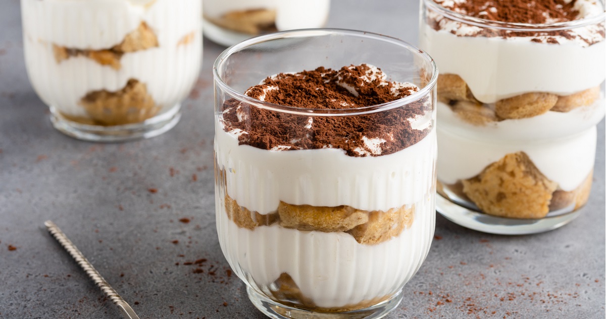 tiramisu pohárban
