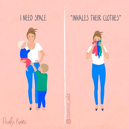Őszinte és humoros illusztrációk az anyaságról