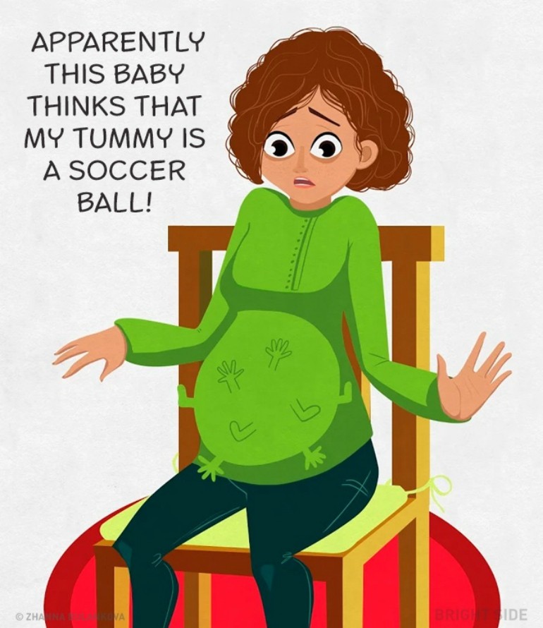 Képek a terhességről, amelyekkel teljesen egyetértünk